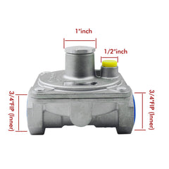 MENSI threaded connection closeup displays 3/4" FNPT fitting for easy pipe attachment