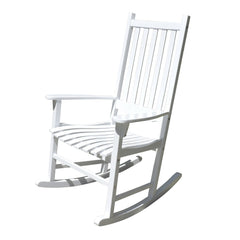 Merry Garden front view porch rocker showing classic silhouette and versatility