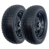 MerryYard front view of wheel assembly showing rim and hub, easy replacement benefit