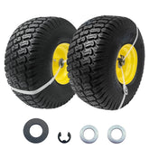MerryYard front wheel packaging showing two wheels and adapter kit for easy replacement