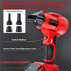 mewryytuo closeup of the adjustable speed knob for precise airflow control