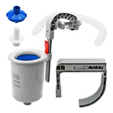 MFBJXC skimmer front view showing compact design and immediate debris capture