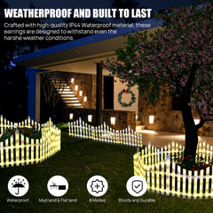 MGupzao detailed view of LED string emphasizing 280 warm lights and energy-efficient glow benefit