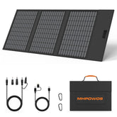 MHPOWOS folded panel front view for compact travel and quick packing