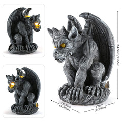 MIBUNG gargoyle close-up of texture highlighting hand-painted detail