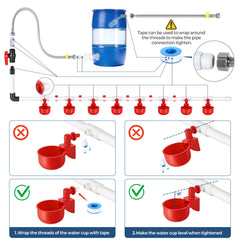MicMingle installed in a coop providing accessible drinking points