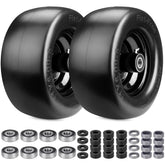 Midcos front view of two 11x6.00-5 tires showing complete kit benefit