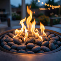 Midwest Hearth close-up of smooth tumbled texture highlighting modern clean finish