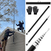 Mifoci full extended pole front view showing 30ft reach and portability