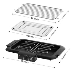 Mihoho non-stick grill surface texture emphasizing easy release and quick cleaning
