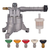 Mikatesi front vertical pump full unit showing durable construction and easy replacement benefit