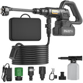 MIMYTH front view of cordless pressure washer showing compact design and portability