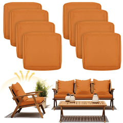 Mindsoft front view of orange cover shows finished look and easy styling