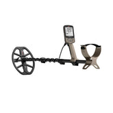 MINELAB X-Terra Elite front control pod showing ergonomic layout and easy operation