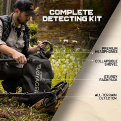 MINELAB X-Terra Voyager backlit display showing target ID for faster target discrimination