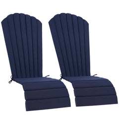 Minventiss front view of two navy cushions showing full coverage and comfort