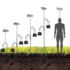 MIPON five pronged base closeup demonstrating improved ground stability benefit