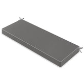 MIULEE dark grey front view bench cushion showing clean fit and style