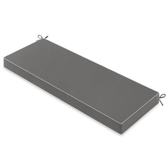 MIULEE dark grey front view bench cushion showing clean fit and style