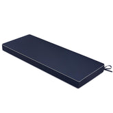 MIULEE navy bench cushion front view showing clean tailored look and comfort