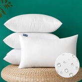 miulee front view pack of 4 waterproof pillows showing coordinated set and curb appeal
