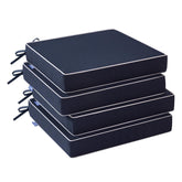 MIULEE navy cushion front view showing tailored fit and color benefit