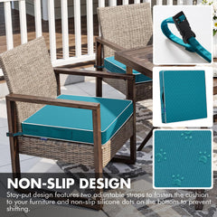 MIULEE underside view with silicone non-slip dots for secure seating benefit