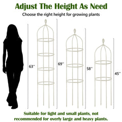 Miuwauer assembled 6ft trellis in garden providing vertical support to vines