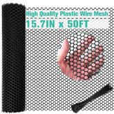 Miuwauer front view of plastic mesh roll showing compact packaging and durability