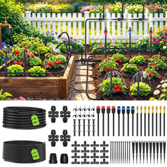 MIXC front packaging showing complete irrigation kit and benefits