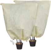MIXC front view of packaged two-pack plant covers showing size benefit