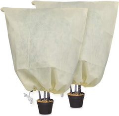 MIXC front view of packaged two-pack plant covers showing size benefit