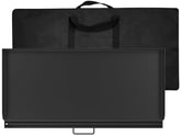 MixRBBQ front view of 14x32 griddle showing full surface and edges for portability