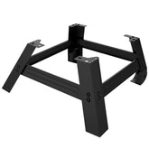 MixRBBQ front view of stand showing stable support and improved cooking access