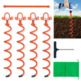 MIXXIDEA front view of orange anchor kit displaying easy identification and durability