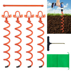 MIXXIDEA front view of orange anchor kit displaying easy identification and durability