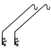 MIXXIDEA front view assembled hooks showing sturdy build and easy mounting benefits