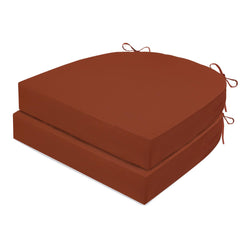 MJIAIDEA front view of two cushions showing color and shape, adding stylish comfort