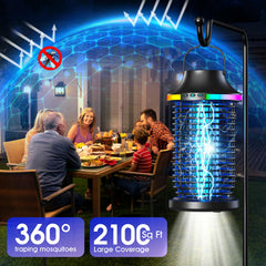 MKNXYD bottom light and 4200V grid detail, attracts and neutralizes pests