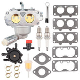 Mliong carburetor front view showing mounting flanges and ports for easy replacement