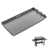 MOASKER front view griddle top showing smooth cooking surface and even heat