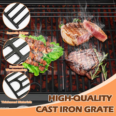 MOASKER seared steak on grate showing improved sear marks and flavor enhancement