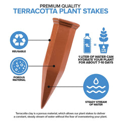 Modern Innovations close-up of terracotta pores revealing steady water flow