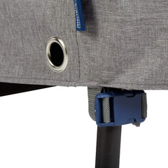 Modern Leisure image of two air vents reducing wind lift and moisture