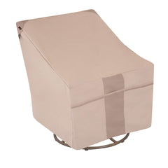 Modern Leisure front view of covered chair showing full protection and neat fit