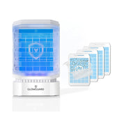 MODERN-X GlowGuard-X front view showing sleek housing and 360° light, improves indoor pest control