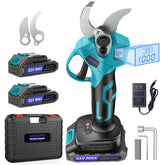 MODOFO front view of cordless pruner showing ergonomic handle and blade for comfortable control