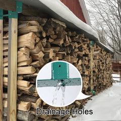 MOFEEZ drain hole detail showing water escape to help prevent wood rot