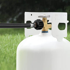 MOFLAME hand wheel connection to tank for tool-free secure attachment