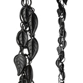 Monarch Rain Chains front view showing full 8.5ft chain and hanging benefit